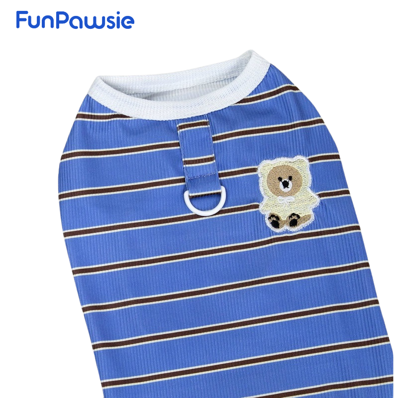 Striped Bear Pet Vest Harness: Everyday Vibes Series