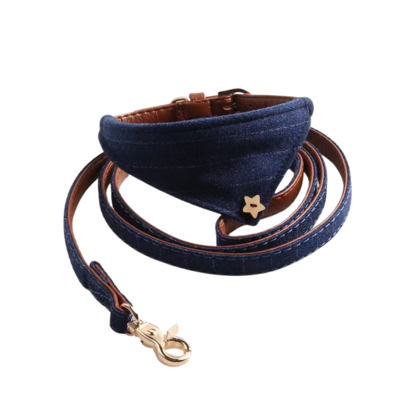 Tweed Collar & Leash Set: Urban Chic Series