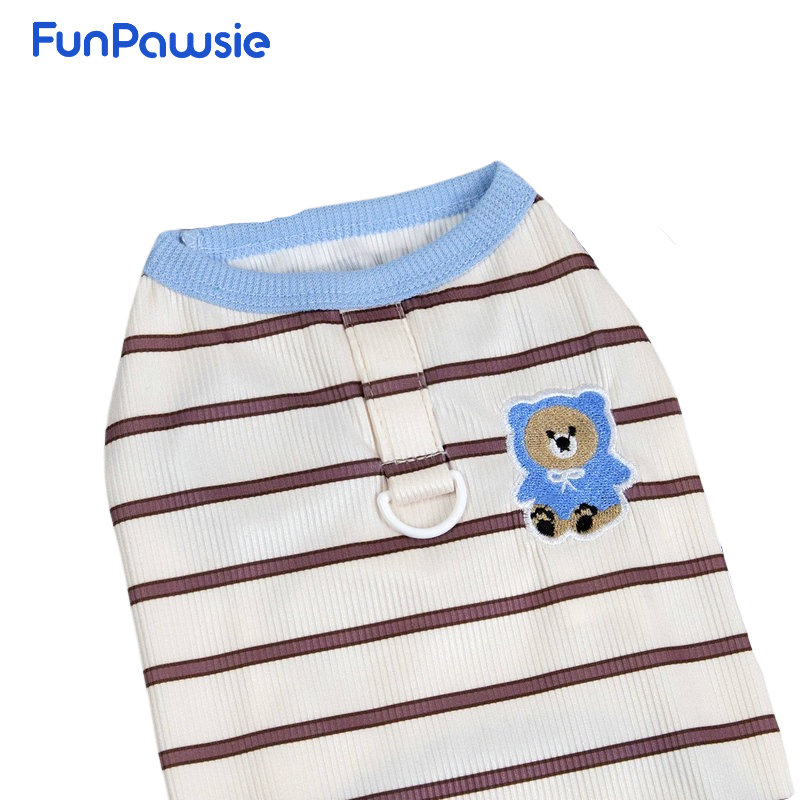 Striped Bear Pet Vest Harness: Everyday Vibes Series