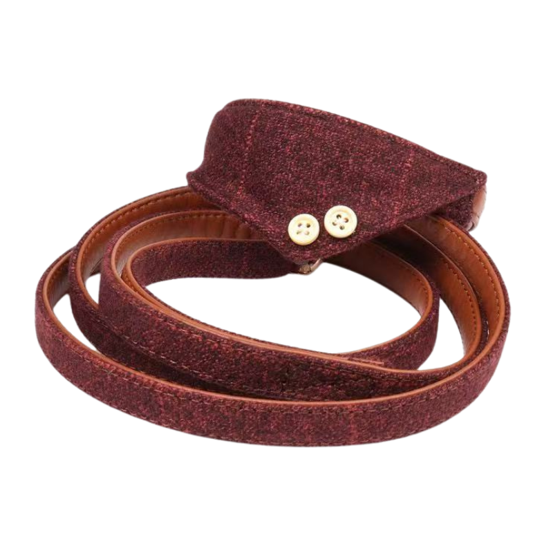 Tweed Collar & Leash Set: Urban Chic Series