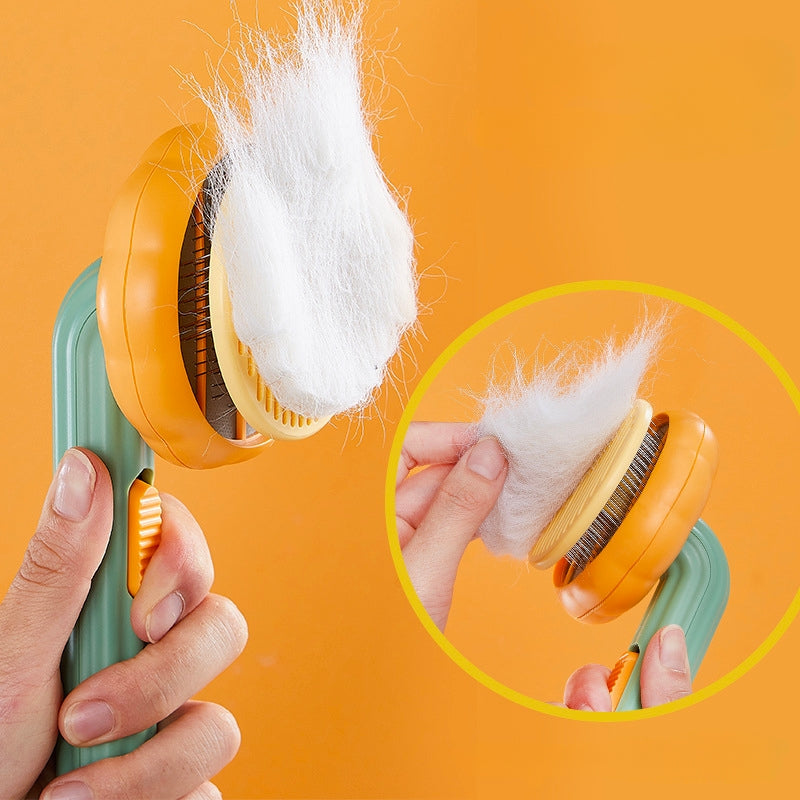 PumpkinSpa Brush: One-Click De-shedding Excellence