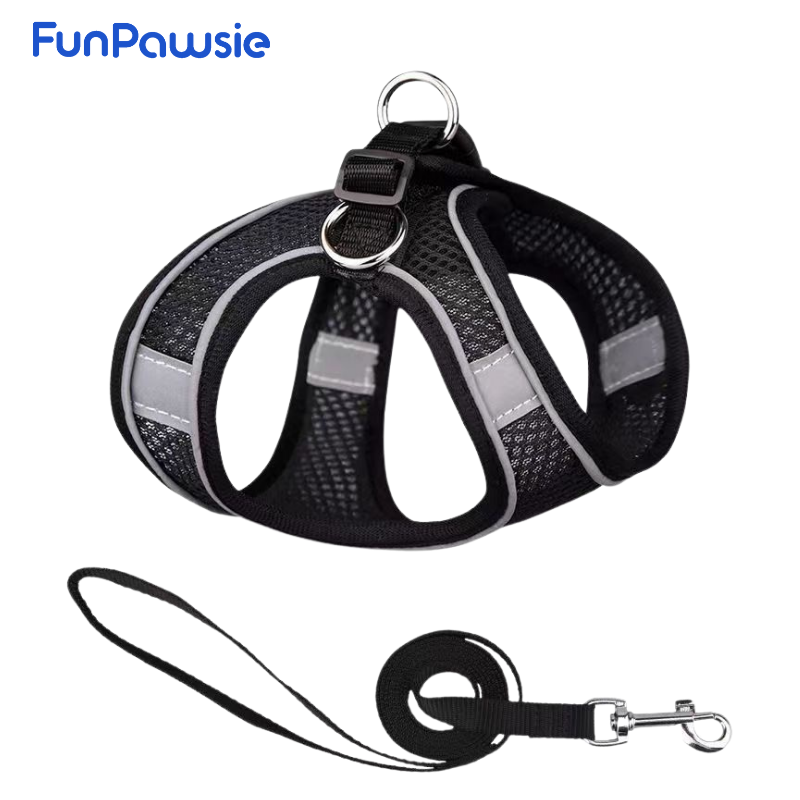 Reflective Breathable Pet Harness Set: Comfort Guard Series