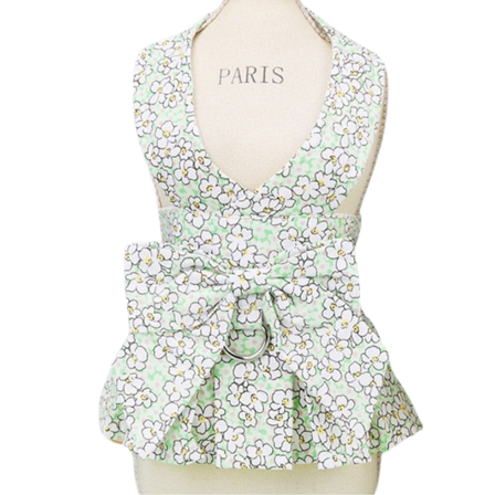 Floral Bowknot Pet Harness: French Garden Series