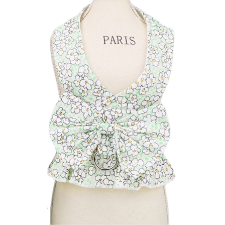 Floral Bowknot Pet Harness: French Garden Series