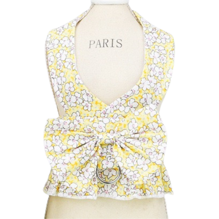 Floral Bowknot Pet Harness: French Garden Series