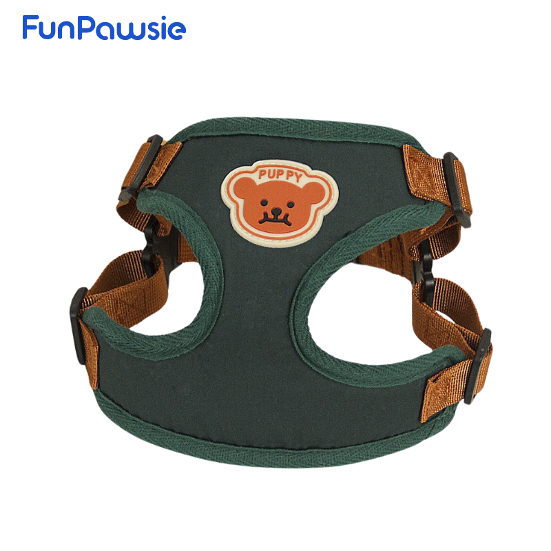 Teddy Bear Pet Harness Set: Protective Guard Series