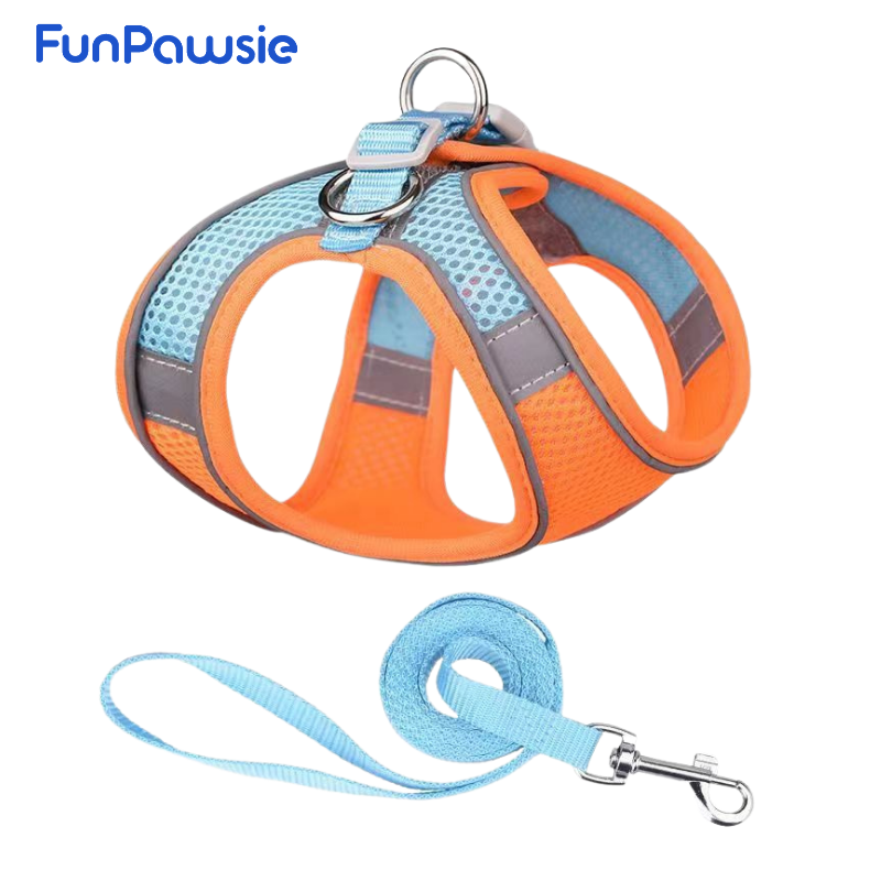 Reflective Breathable Pet Harness Set: Comfort Guard Series