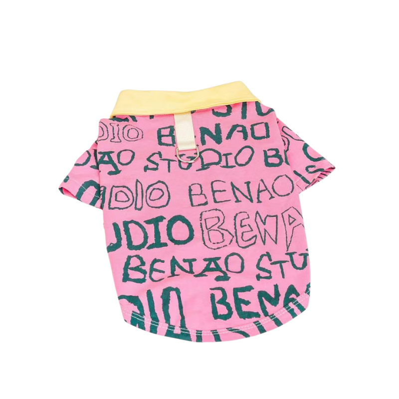 Graffiti Letter Pet Harness: Urban Cool Series