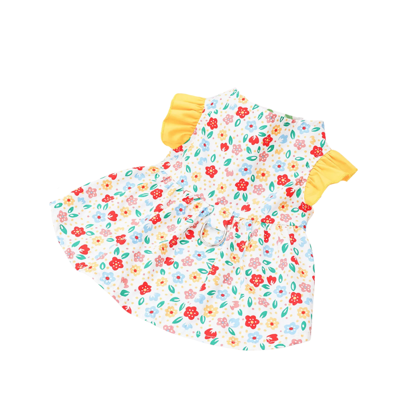 Country Floral Pet Harness: Fresh & Lively Series