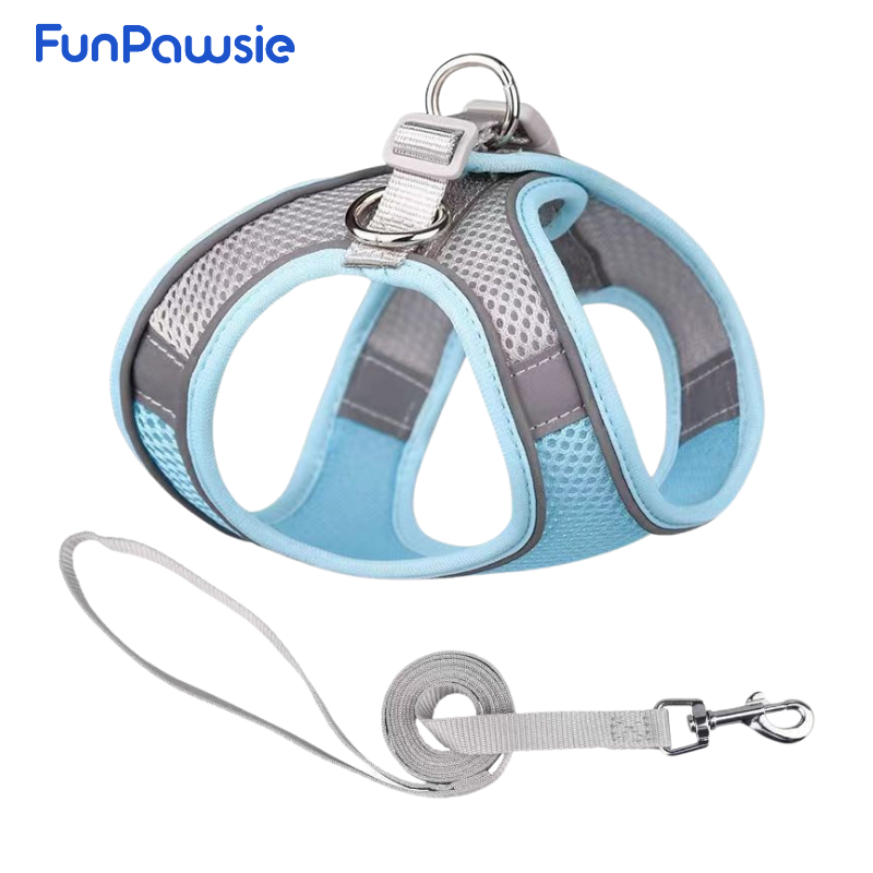 Reflective Breathable Pet Harness Set: Comfort Guard Series
