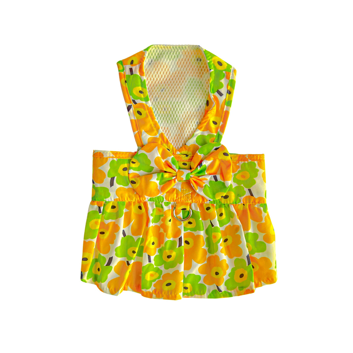 Floral Bowknot Pet Harness: Colorful Blossom Series