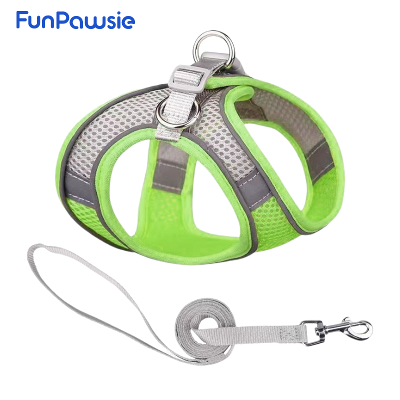 Reflective Breathable Pet Harness Set: Comfort Guard Series