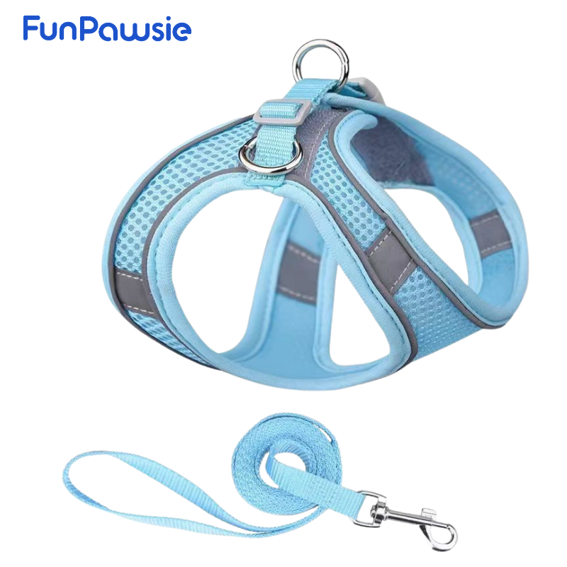 Reflective Breathable Pet Harness Set: Comfort Guard Series
