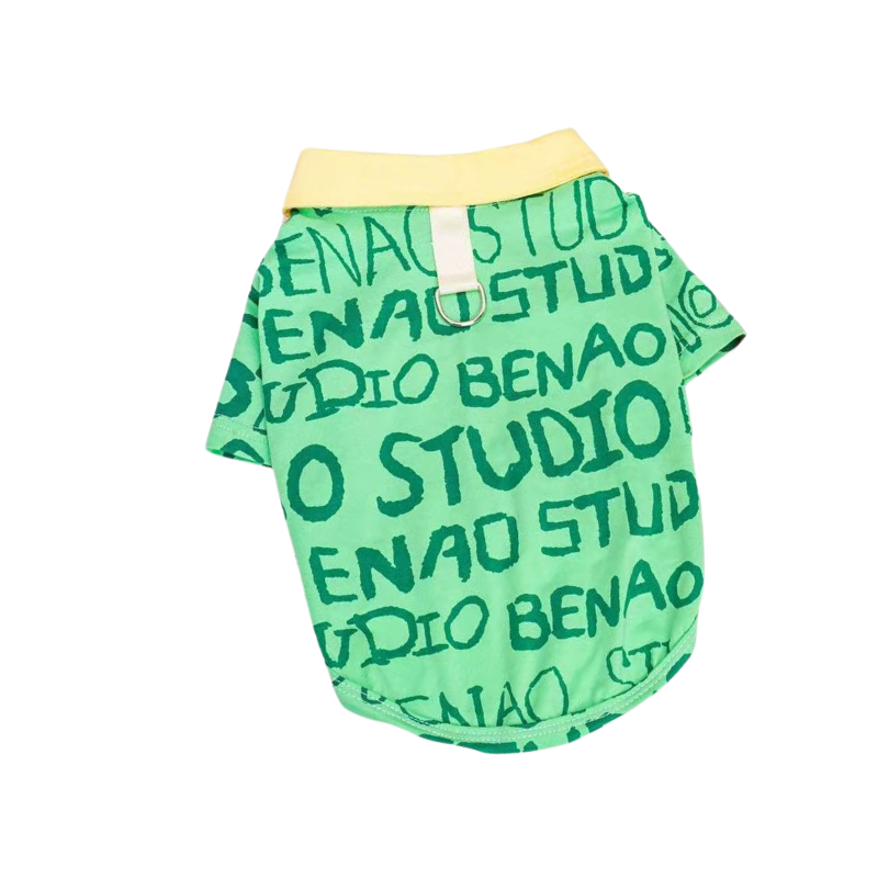 Graffiti Letter Pet Harness: Urban Cool Series