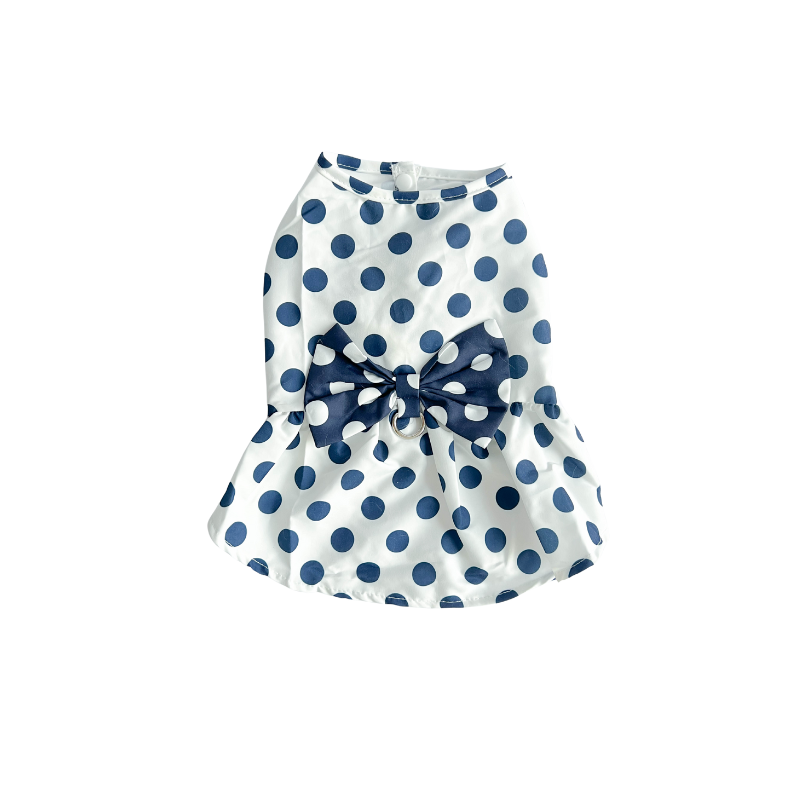 Polka Dot Bowknot Pet Harness: Sweet & Playful Series
