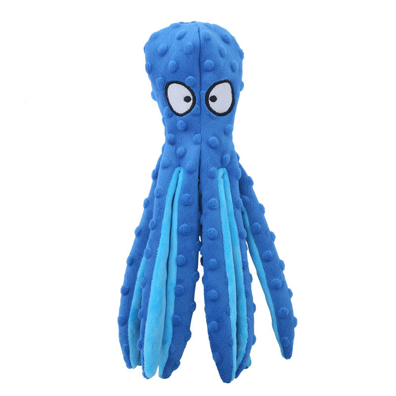 Octopus Plush Pet Toy: Interactive Squeaky Chew Toy