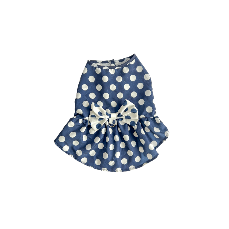 Polka Dot Bowknot Pet Harness: Sweet & Playful Series