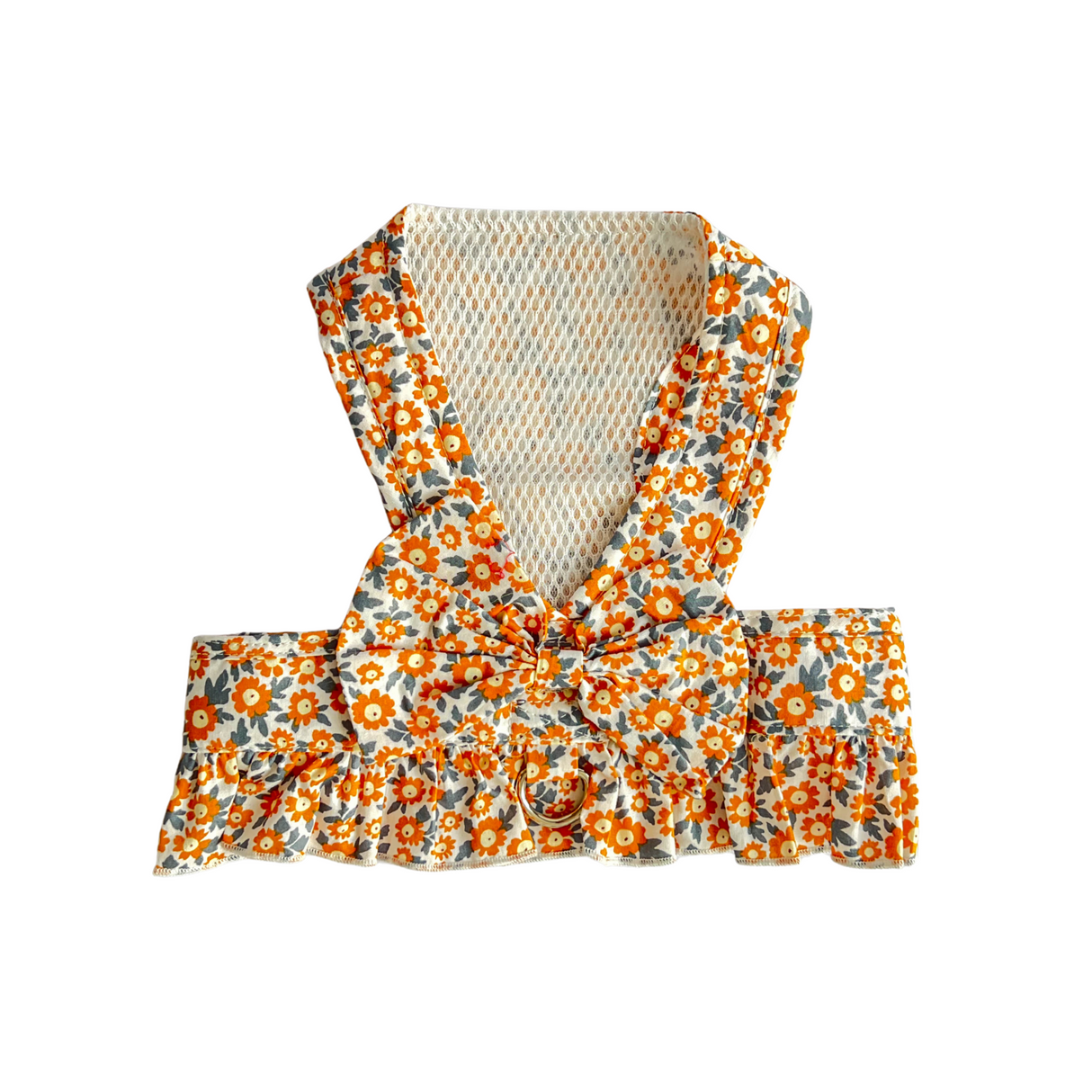 Pet Floral Harness: Stylish and Comfortable Design