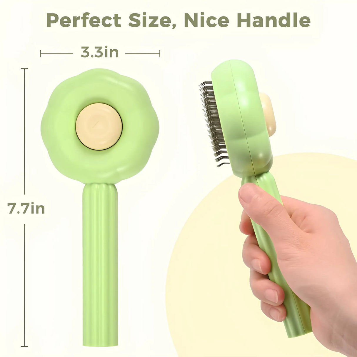 Sunflower Shine Brush: Blooming Beauty in Grooming