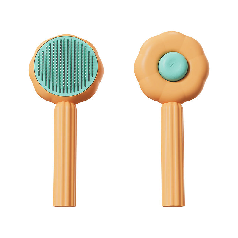 Sunflower Shine Brush: Blooming Beauty in Grooming
