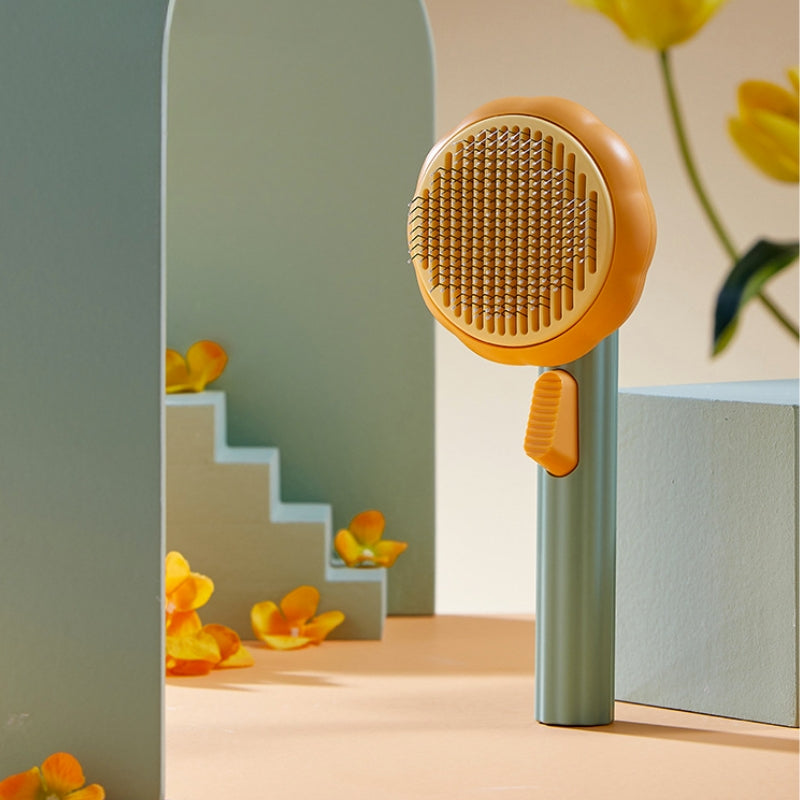 PumpkinSpa Brush: One-Click De-shedding Excellence