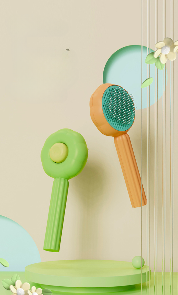 Sunflower Shine Brush: Blooming Beauty in Grooming