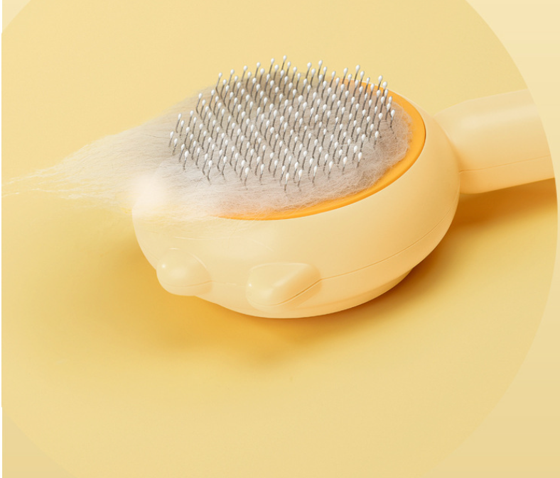 Kitty-Contour Brush: Feline Beauty & Wellness Grooming