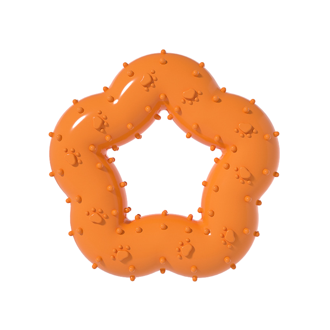 Pet Toy: Chewy Blossom Star