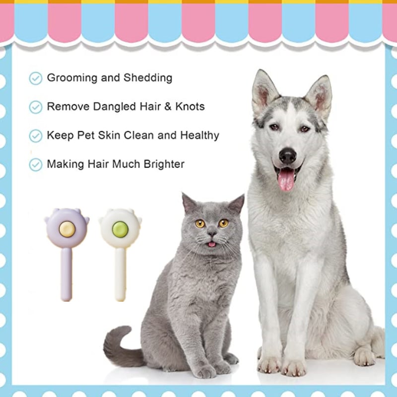 Kitty-Contour Brush: Feline Beauty & Wellness Grooming