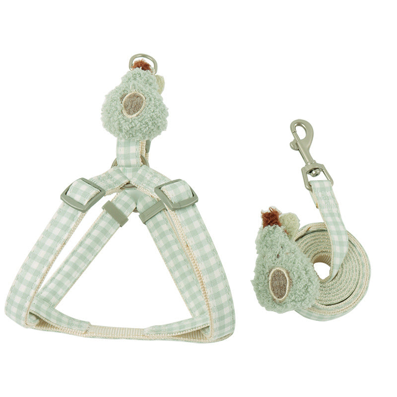 Pet Harness and Leash Set: Fruity Delight Collection