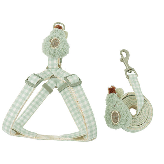 Pet Harness and Leash Set: Fruity Delight Collection