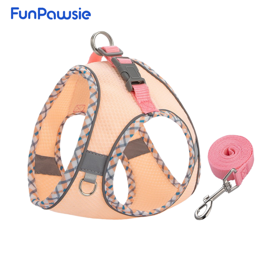 Mesh Pet Harness Set: Comfort Breath Series