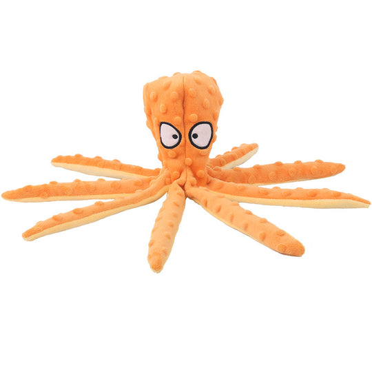 Octopus Plush Pet Toy: Interactive Squeaky Chew Toy