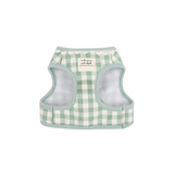 Pet Harness and Leash Set: Country Chic Pink Gingham Breathable Mesh