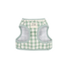 Pet Harness and Leash Set: Country Chic Pink Gingham Breathable Mesh
