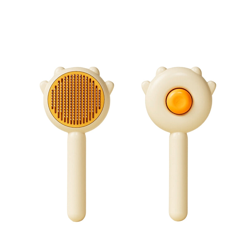 Kitty-Contour Brush: Feline Beauty & Wellness Grooming