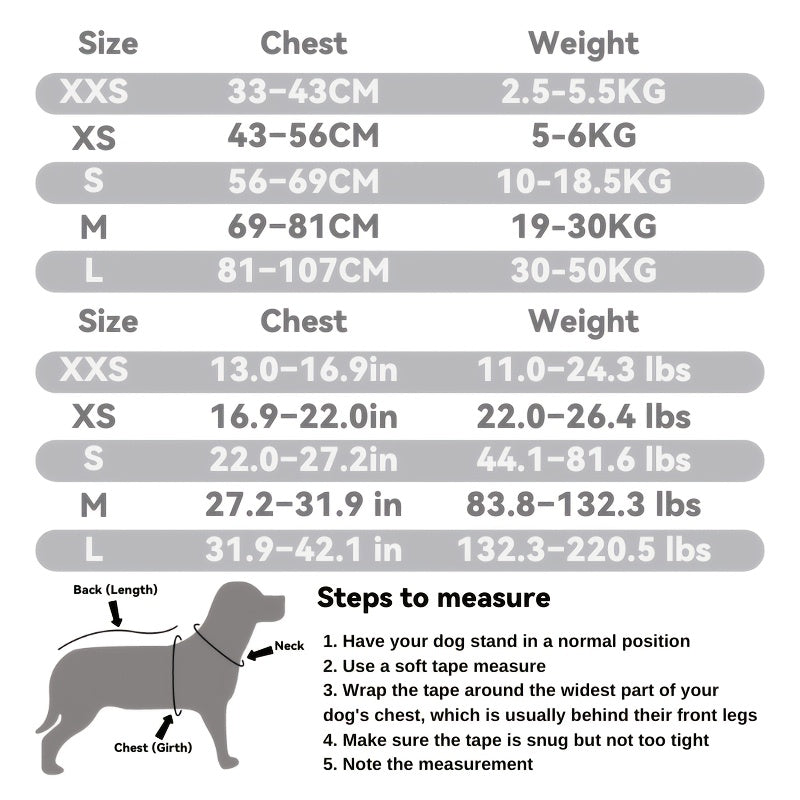High-Visibility Nylon Pet Harness Set: Active Guard Series