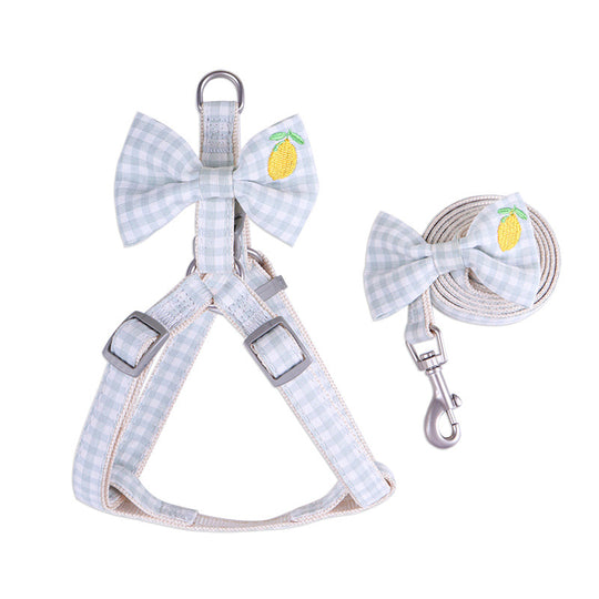 Pet Harness and Leash Set: Fruity Delight Collection