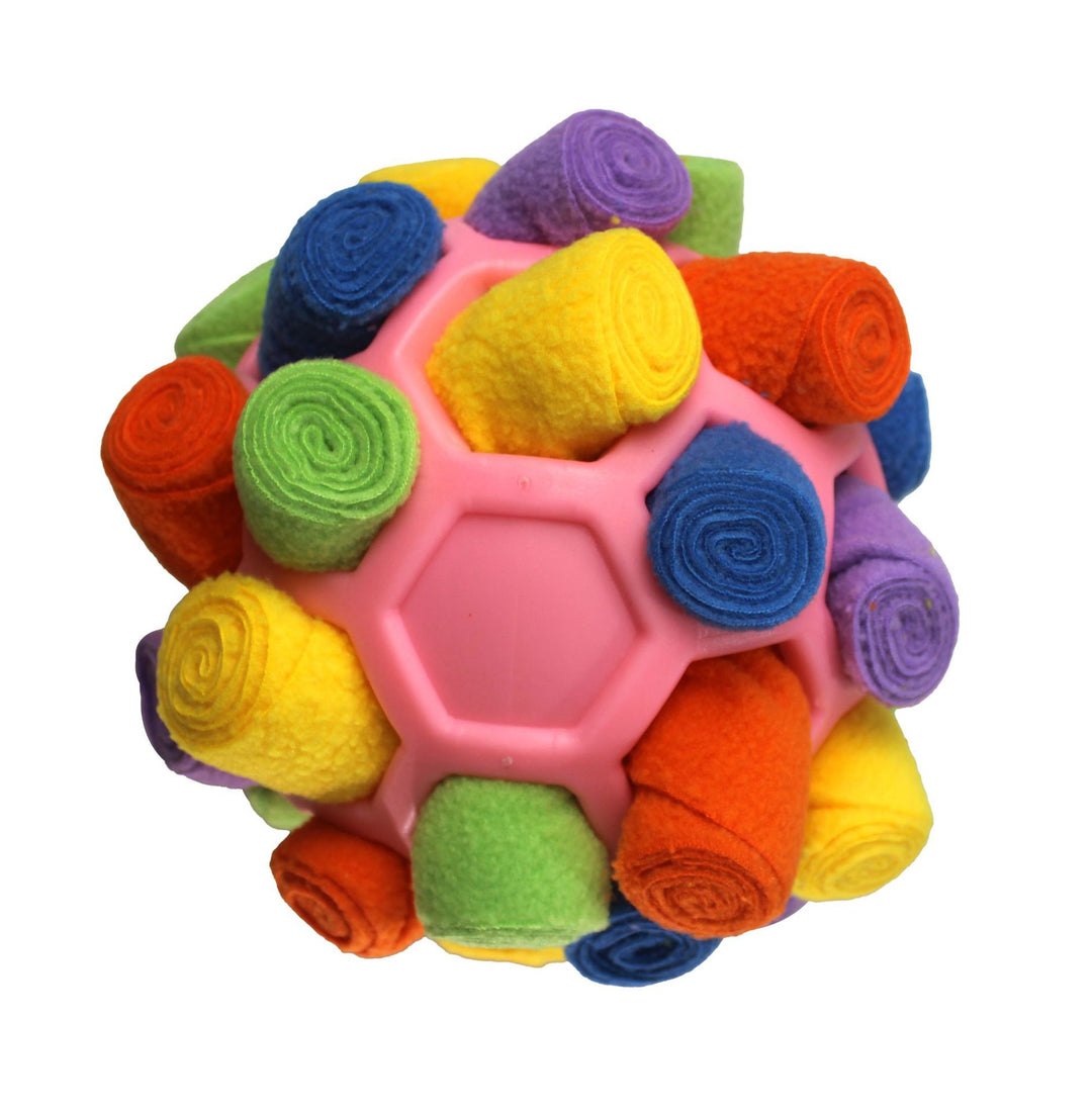 Pet Toy: Rainbow Treat Puzzle Ball