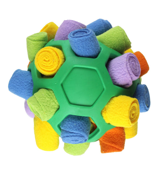 Pet Toy: Rainbow Treat Puzzle Ball