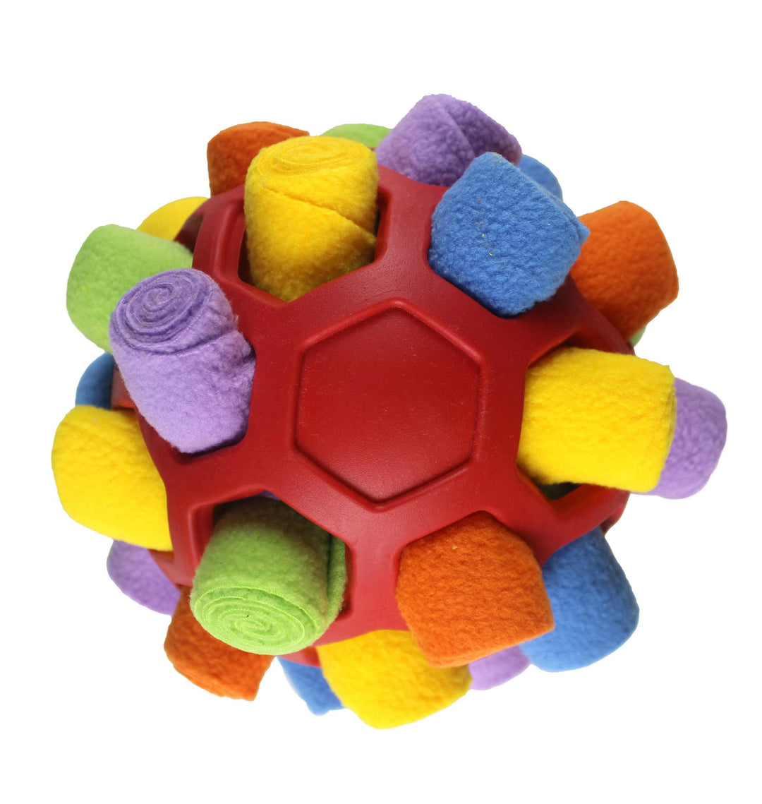 Pet Toy: Rainbow Treat Puzzle Ball