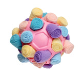 Pet Toy: Rainbow Treat Puzzle Ball