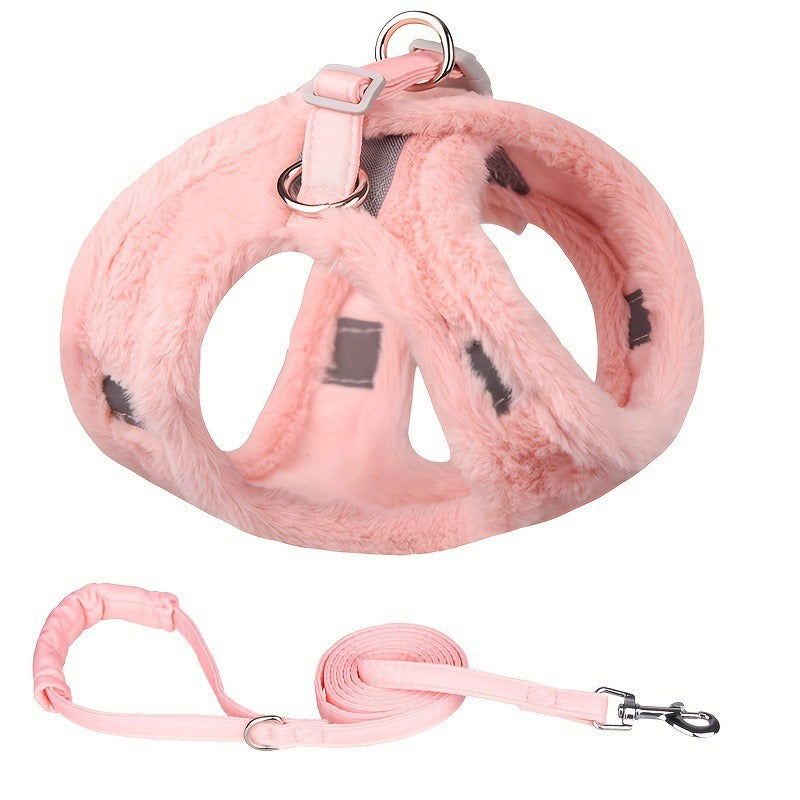 Pet Harness: Cozy Fleece Comfort Series