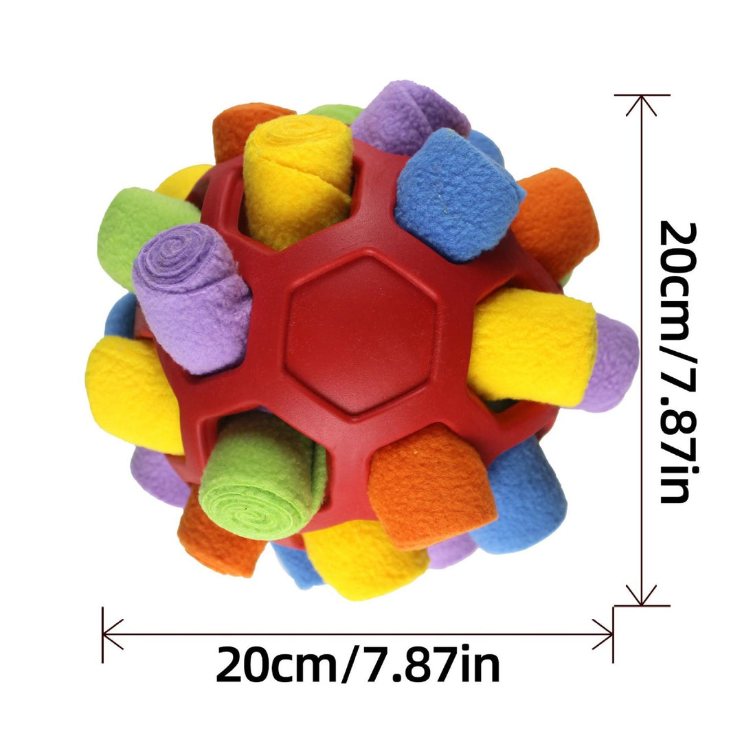 Pet Toy: Rainbow Treat Puzzle Ball