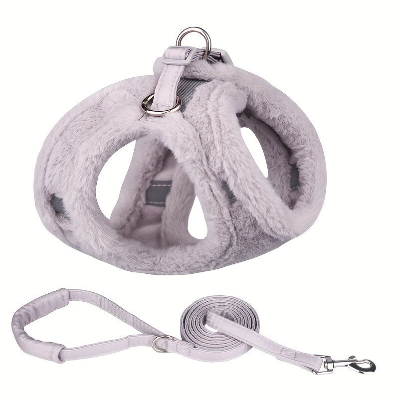 Pet Harness: Cozy Fleece Comfort Series